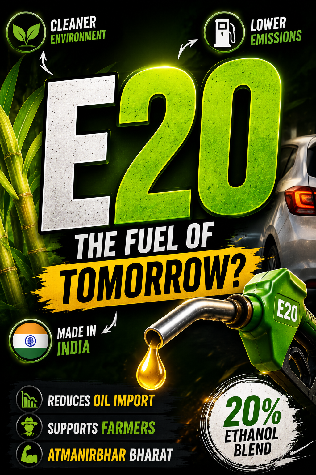E20 Blended Fuel: The Green Fuel of Tomorrow or a New Challenge?