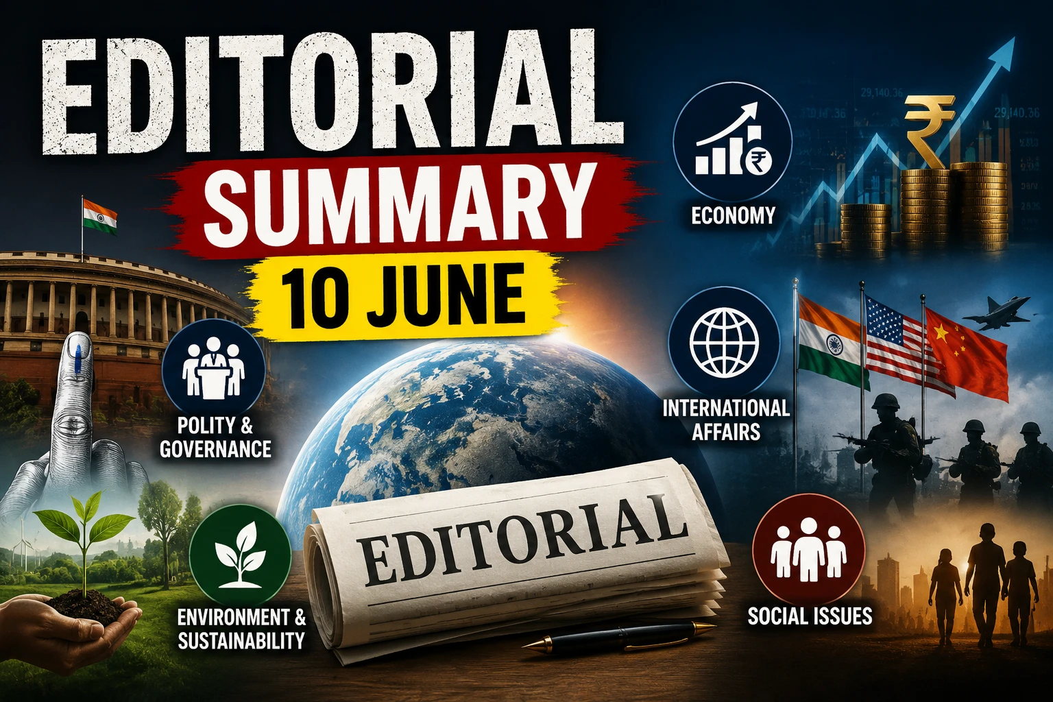 Summary of 10 June 2026 Editorials