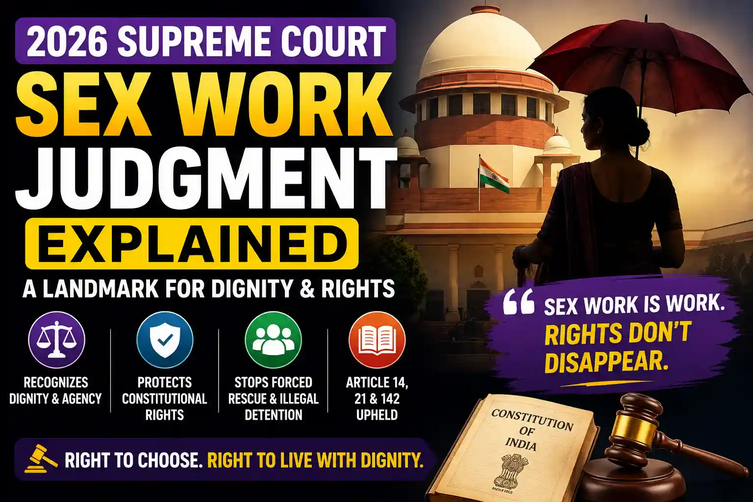 Explain the significance of the 2026 Supreme Court sex work judgment.