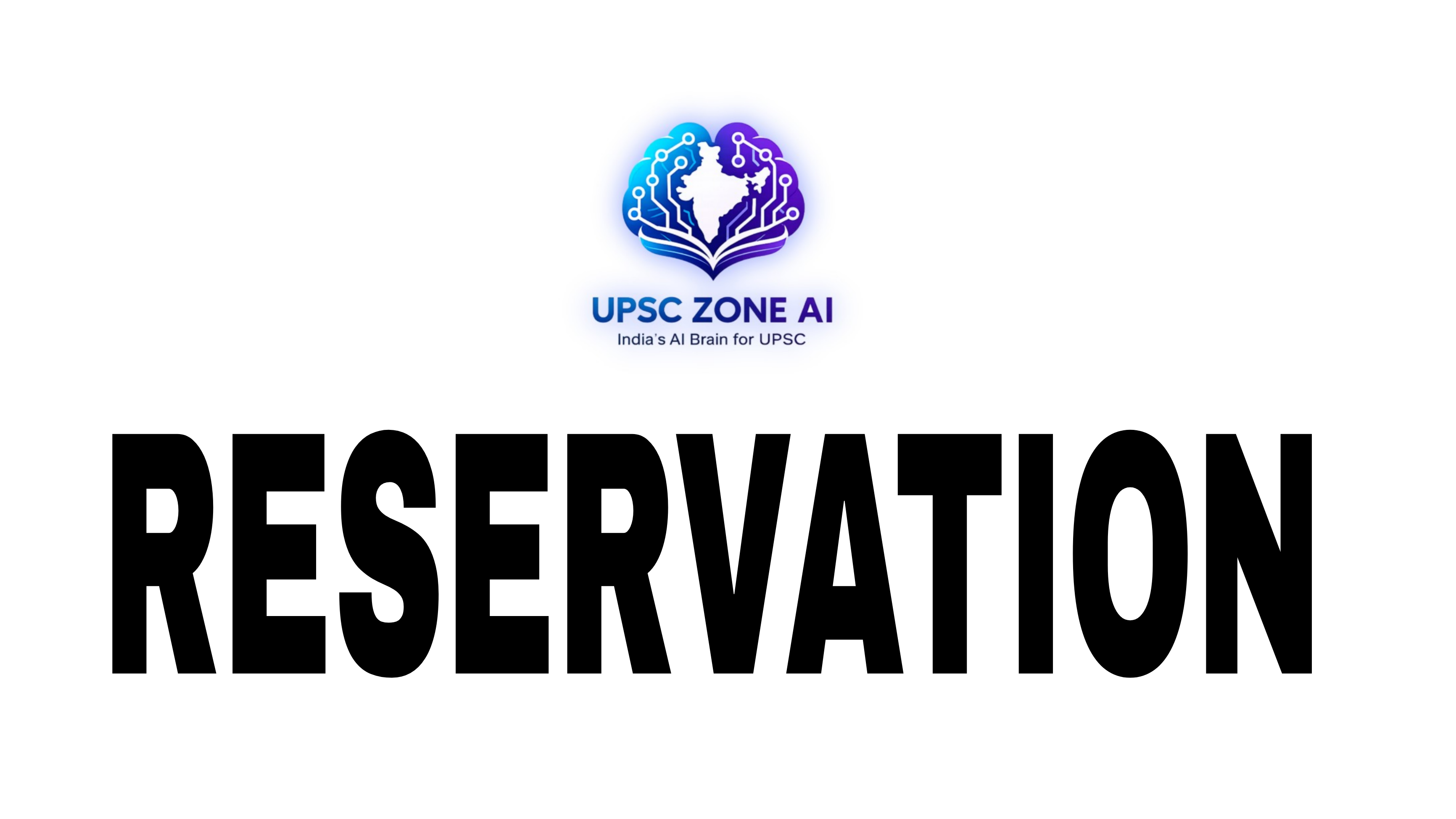 What is the historical purpose of India's reservation system?